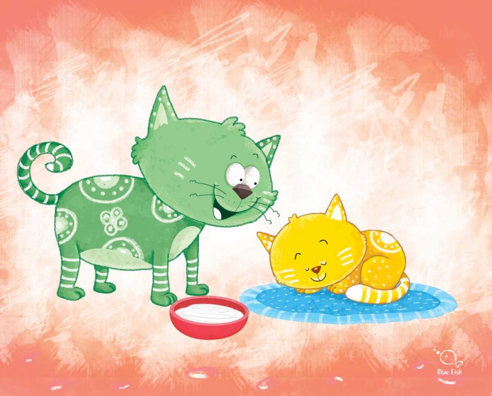 Wall art: Kitty Koo, by Blue Fish