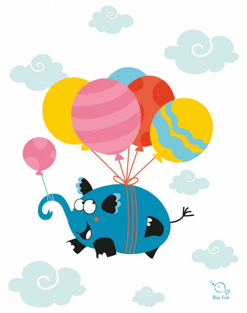 Art Print: Ballooony Ellie