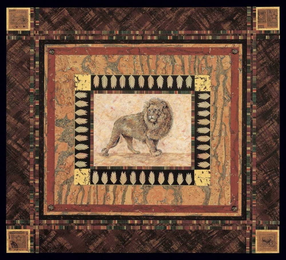 Wall Art Painting id:4645, Name: Lion, Artist: Gladding, Pamela