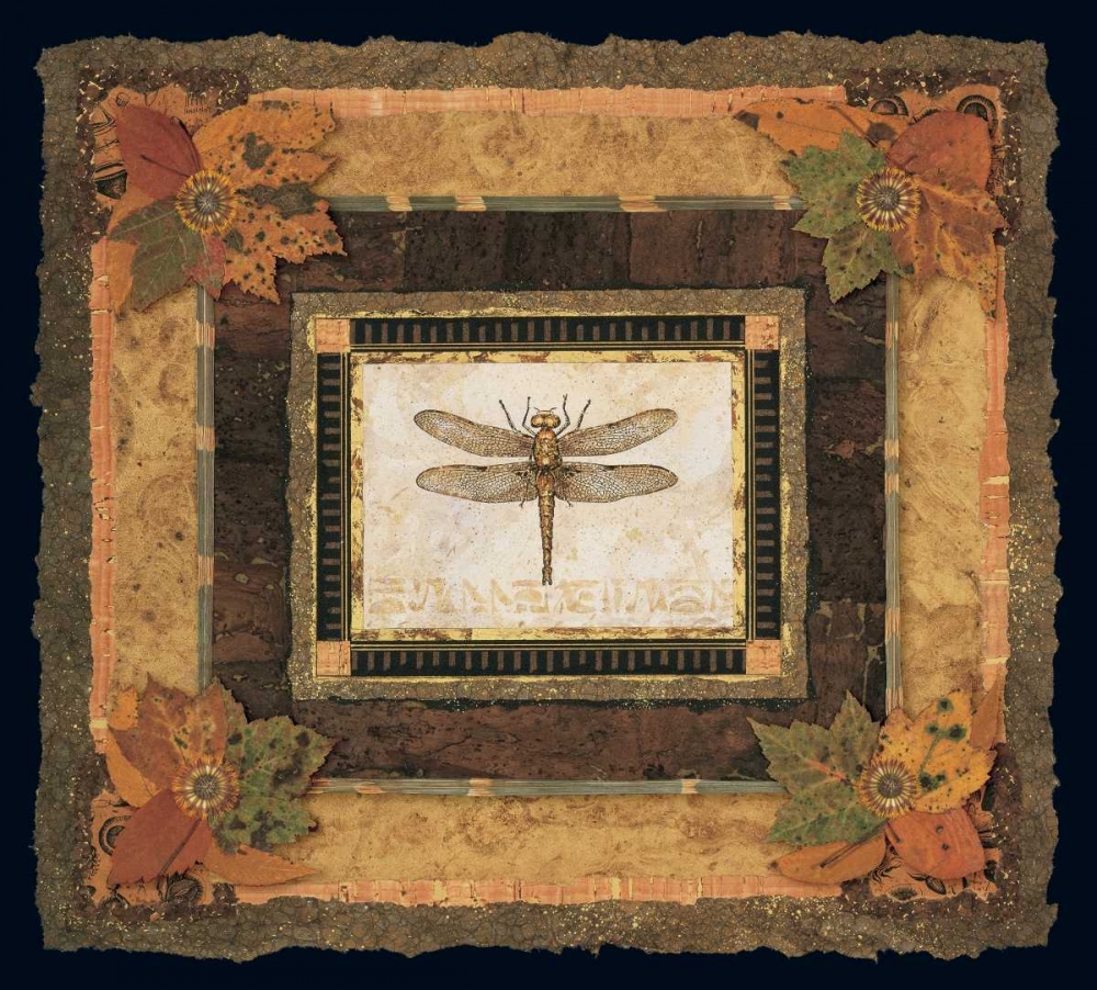 Wall Art Painting id:6805, Name: Dragonfly II, Artist: Gladding, Pamela