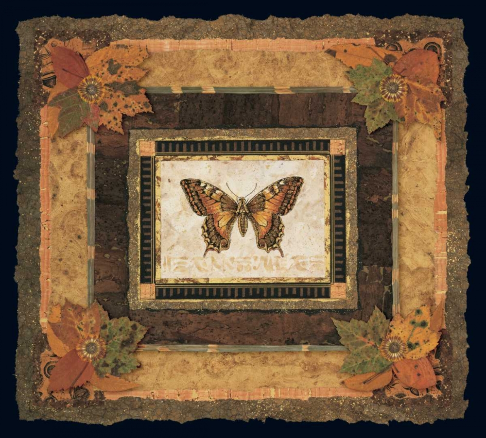 Wall Art Painting id:4648, Name: Butterfly II, Artist: Gladding, Pamela