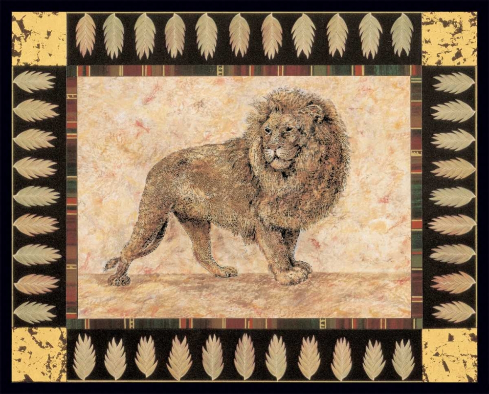 Wall Art Painting id:4655, Name: Lion, Artist: Gladding, Pamela