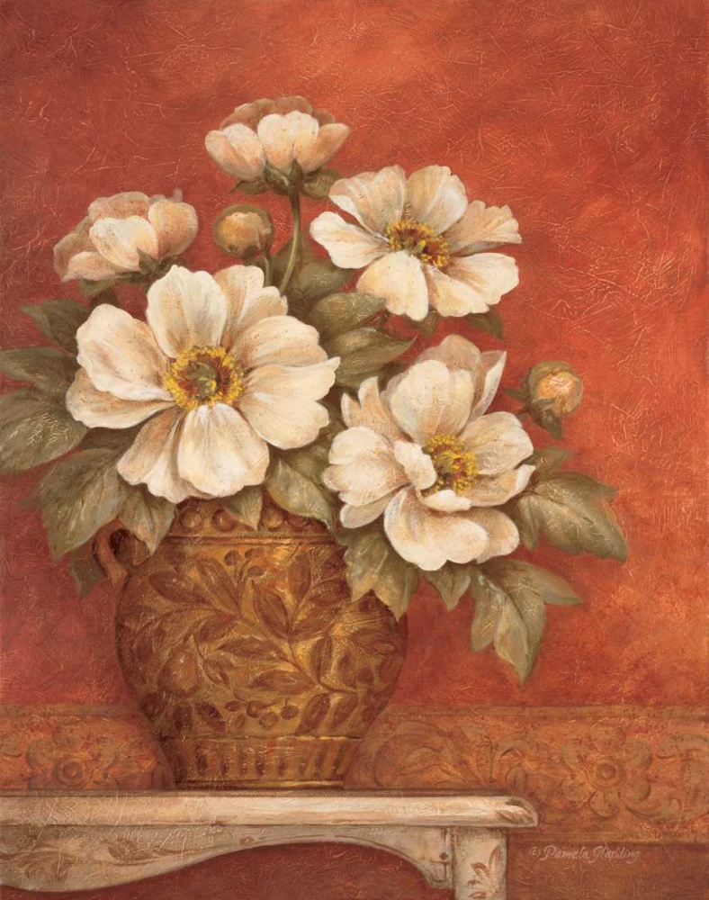 Wall art: Villa Flora Peonies, by Gladding, Pamela
