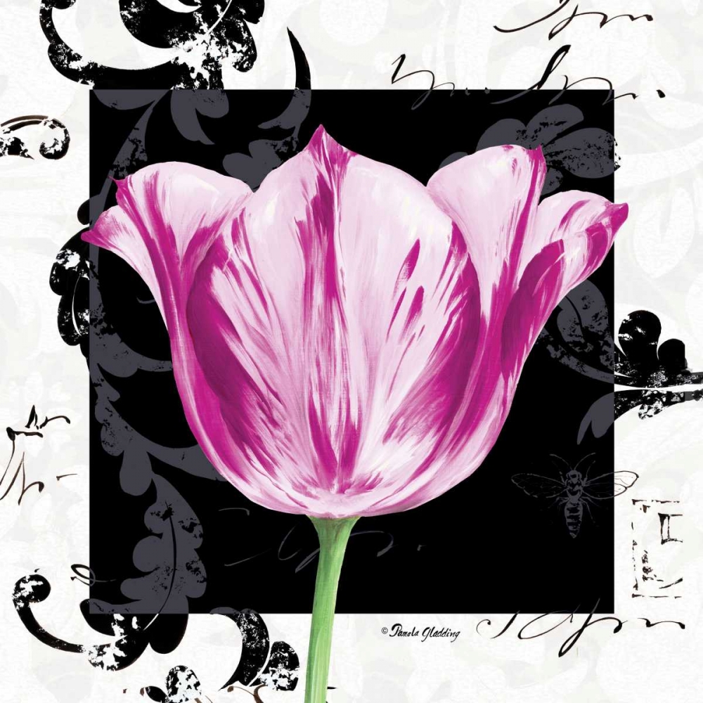 Wall art: Damask Tulip I, by Gladding, Pamela