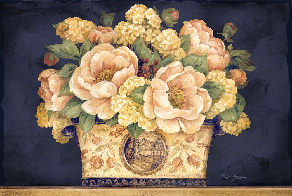 Wall Art Painting id:406876, Name: Peony Tapestry I, Artist: Gladding, Pamela