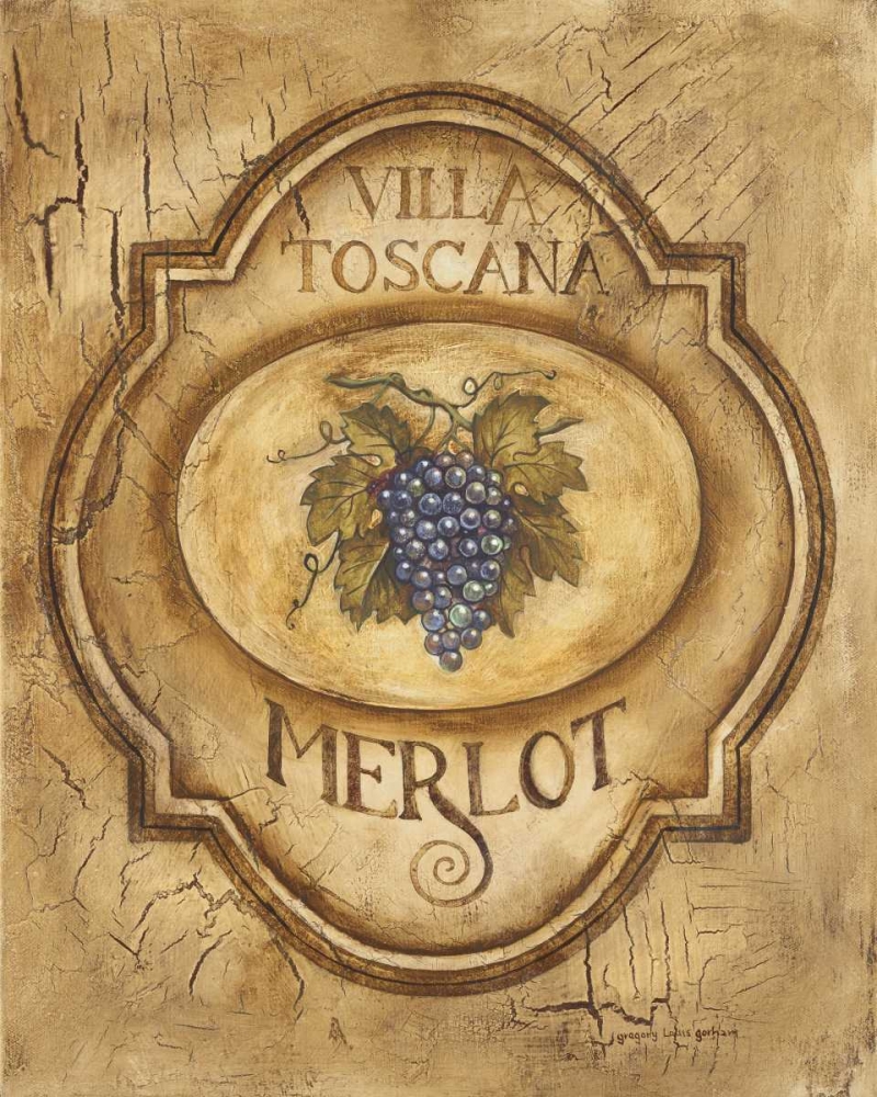 Wall Art Painting id:4998, Name: Merlot, Artist: Gorham, Gregory