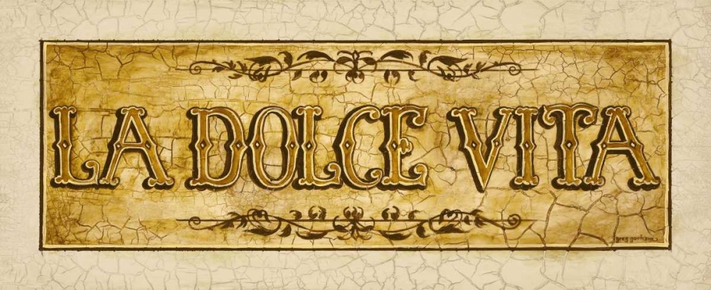 Wall Art Painting id:5009, Name: Dolce, Artist: Gorham, Gregory