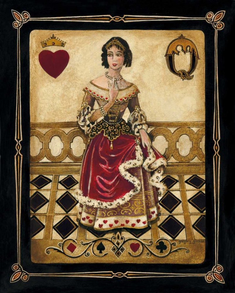 Wall Art Painting id:5015, Name: Harlequin Queen, Artist: Gorham, Gregory