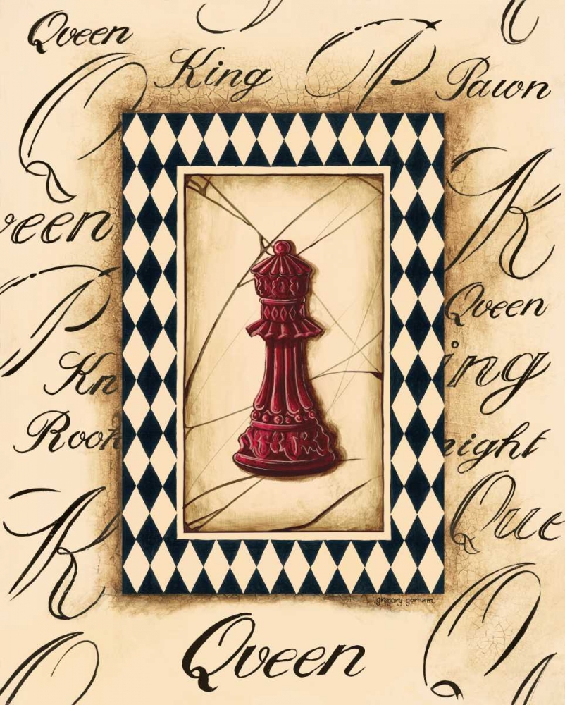 Wall art: Chess Queen, by Gorham, Gregory