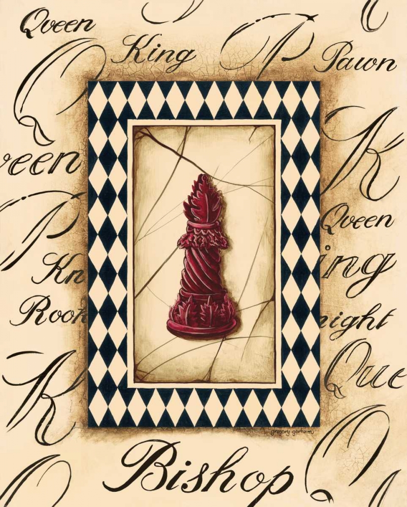 Wall art: Chess Bishop, by Gorham, Gregory