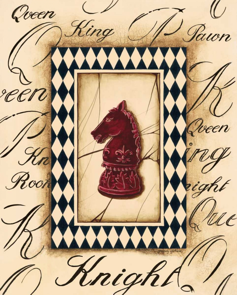 Wall art: Chess Knight, by Gorham, Gregory
