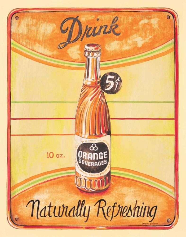 Wall Art Painting id:5025, Name: Orange, Artist: Gorham, Gregory