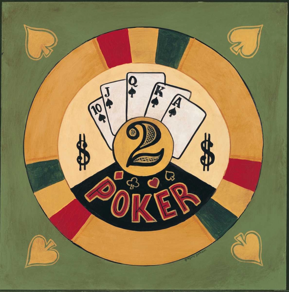 Wall art: Poker - $2, by Gorham, Gregory