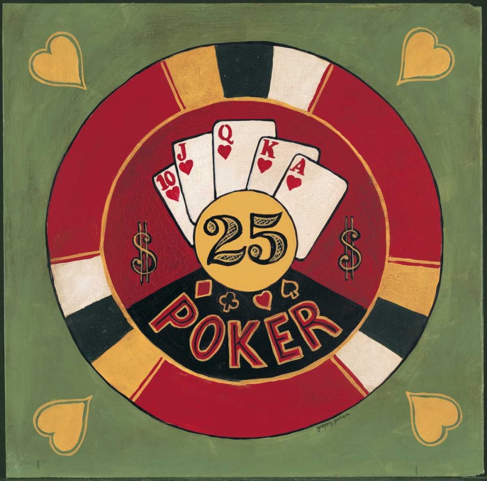 Wall art: Poker - $25, by Gorham, Gregory