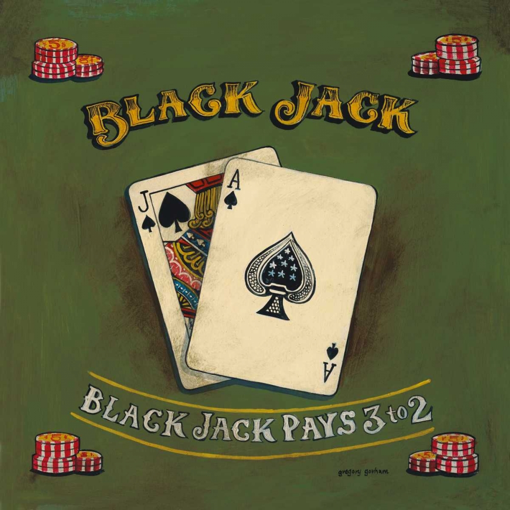 Wall art: Blackjack, by Gorham, Gregory