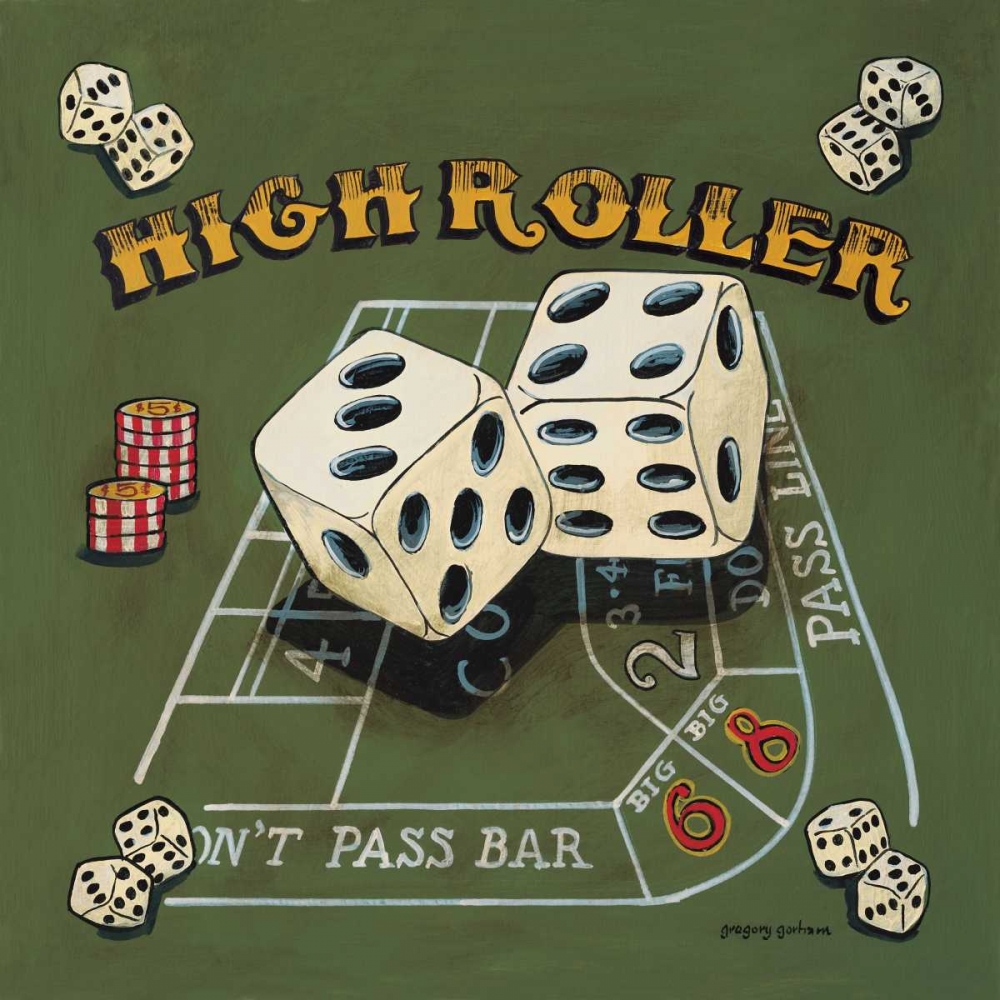Wall art: High Roller, by Gorham, Gregory