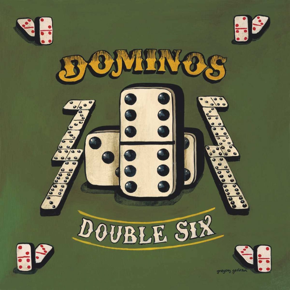 Wall art: Dominos, by Gorham, Gregory