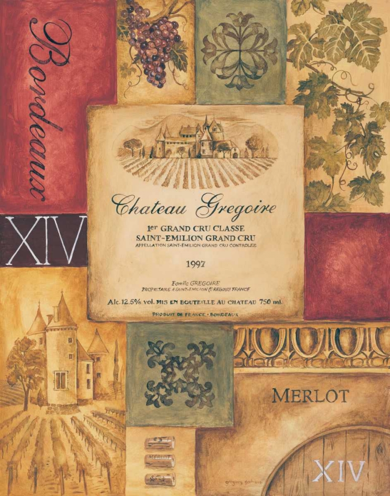 Wall art: Wine Country II, by Gorham, Gregory