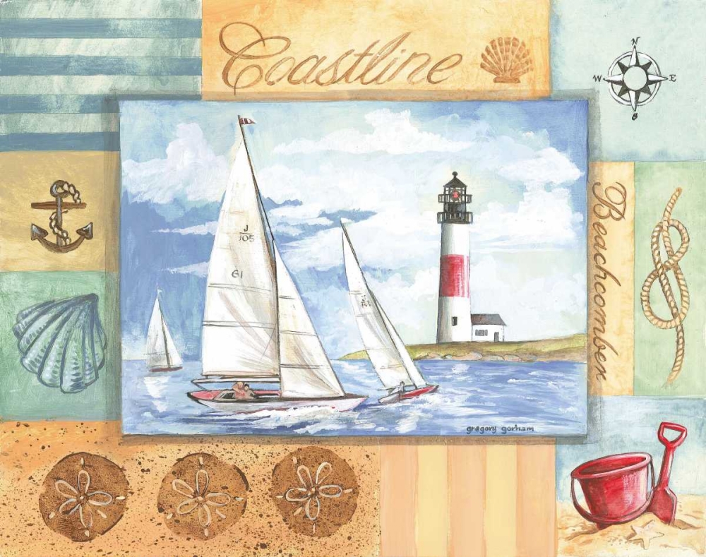 Art Print: Summer Beach I