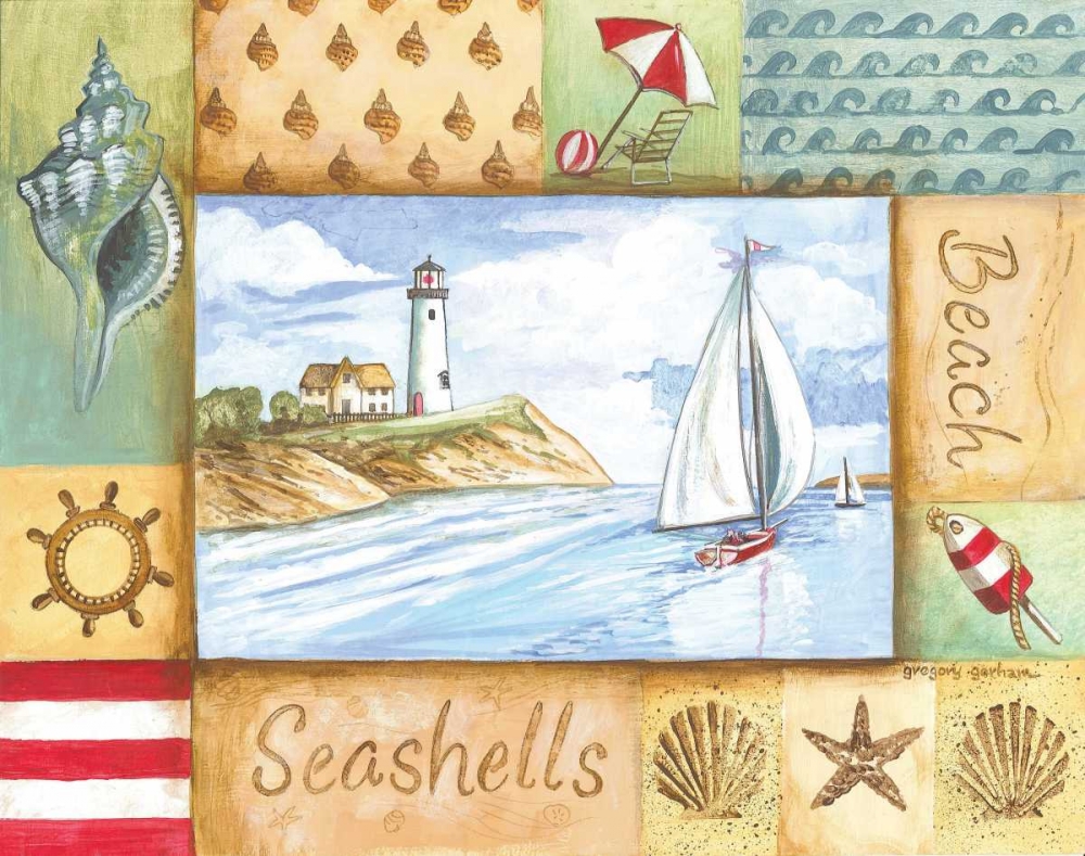 Art Print: Summer Beach II