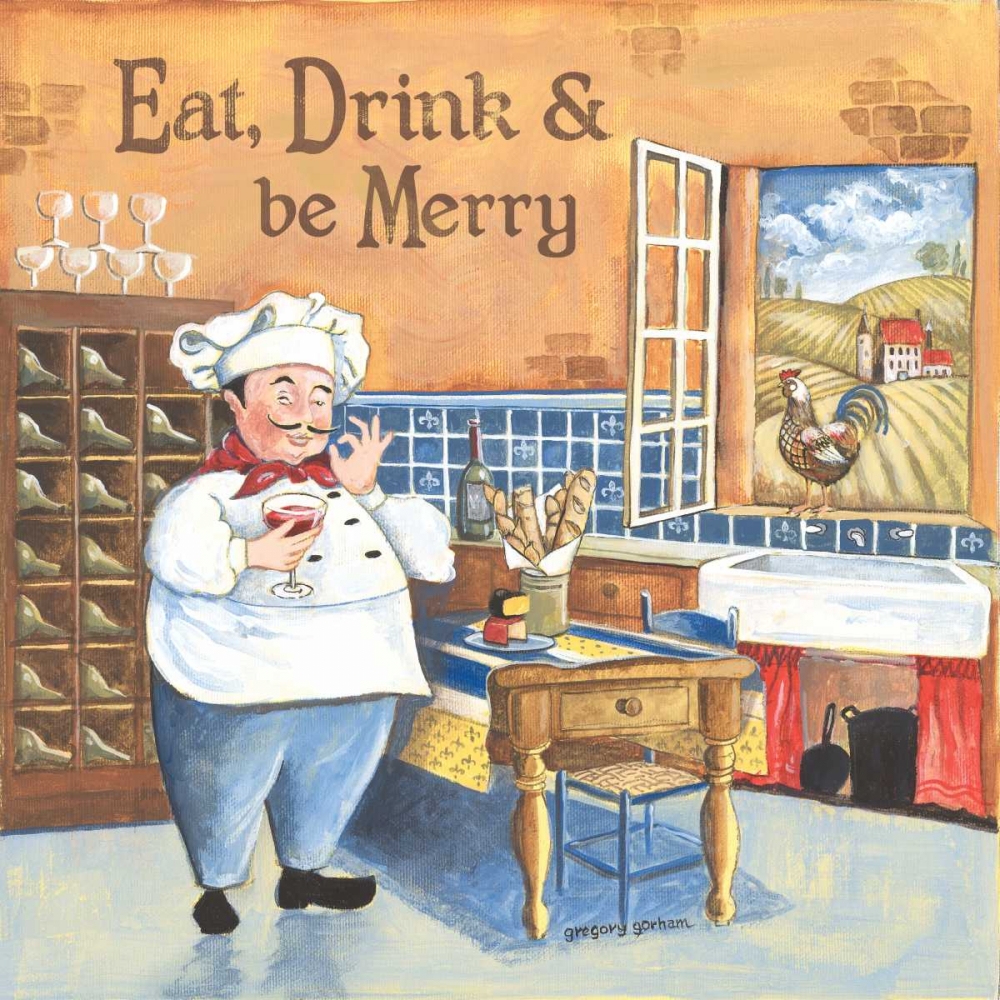 Wall Art Painting id:29029, Name: Chef I, Artist: Gorham, Gregory