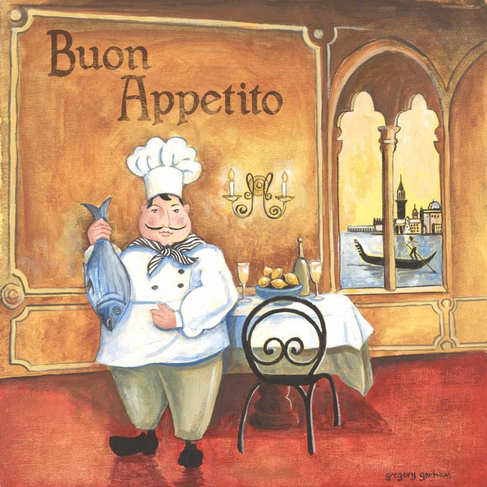 Wall Art Painting id:29030, Name: Chef II, Artist: Gorham, Gregory