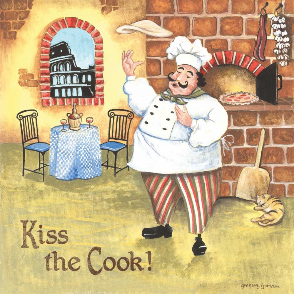 Wall Art Painting id:29032, Name: Chef IV, Artist: Gorham, Gregory