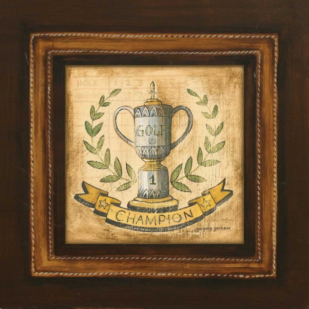 Wall art: Golf Champion, by Gorham, Gregory