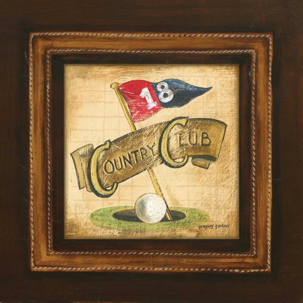 Wall art: Golf Country Club, by Gorham, Gregory