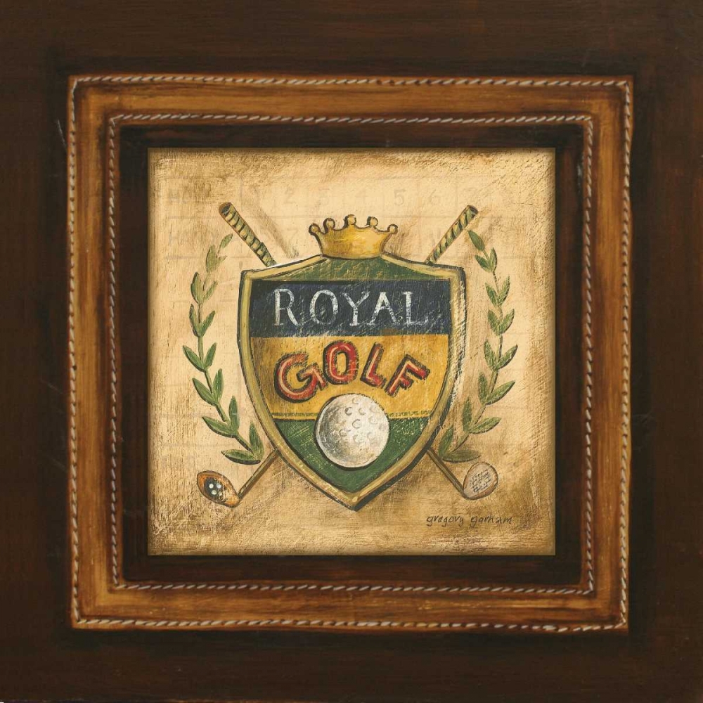 Wall art: Golf Royal, by Gorham, Gregory