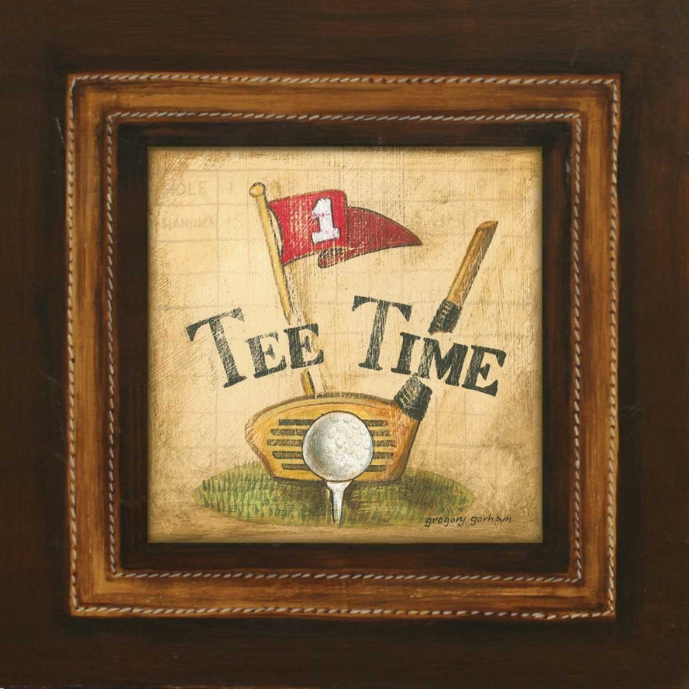 Wall Art Painting id:5160, Name: Golf Tee Time, Artist: Gorham, Gregory