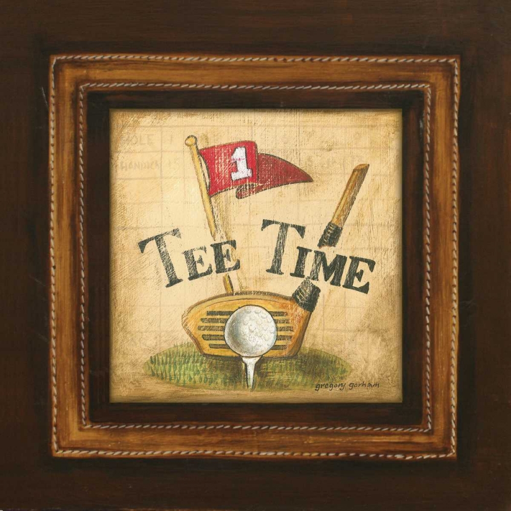 Wall art: Golf Tee Time, by Gorham, Gregory