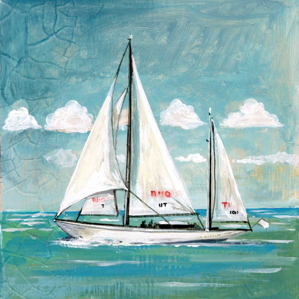 Art Print: Sailboats II