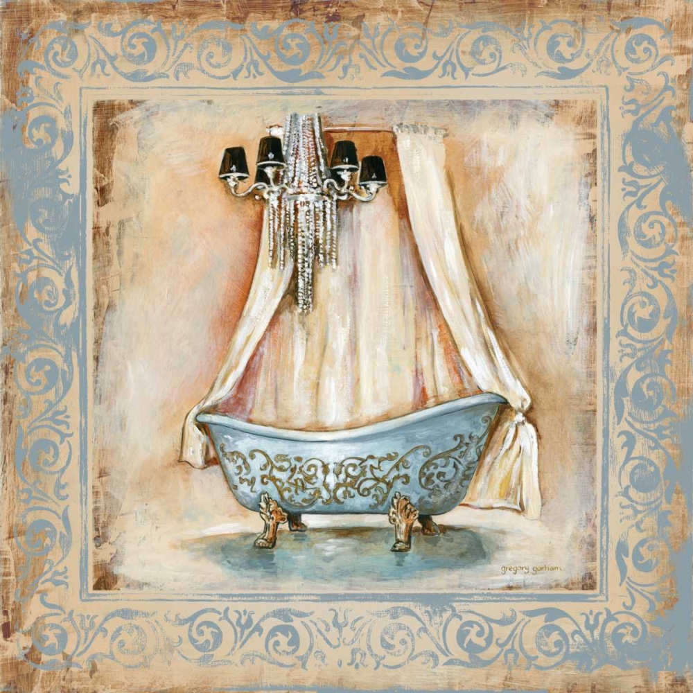 Wall Art Painting id:5171, Name: Elegant Bath I, Artist: Gorham, Gregory