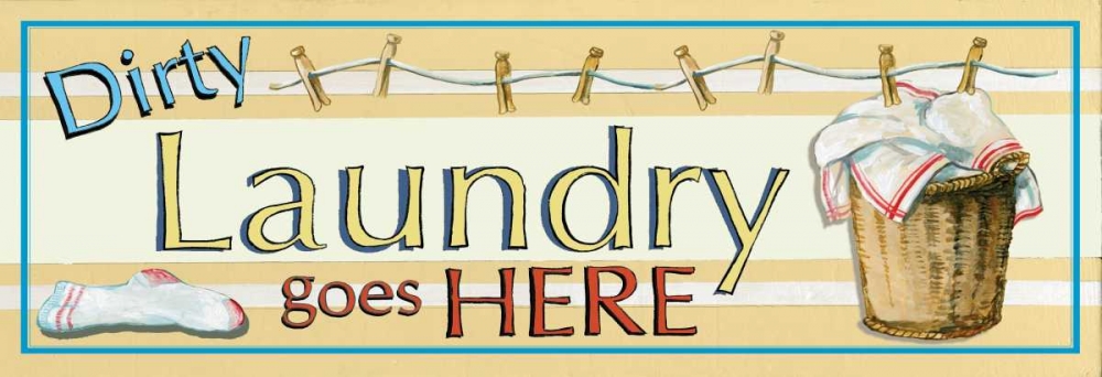 Wall art: Dirty Laundry, by Gorham, Gregory