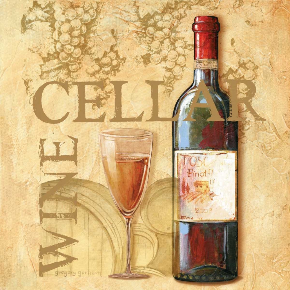 Wall Art Painting id:6825, Name: Wine Cellar Sqaure, Artist: Gorham, Gregory