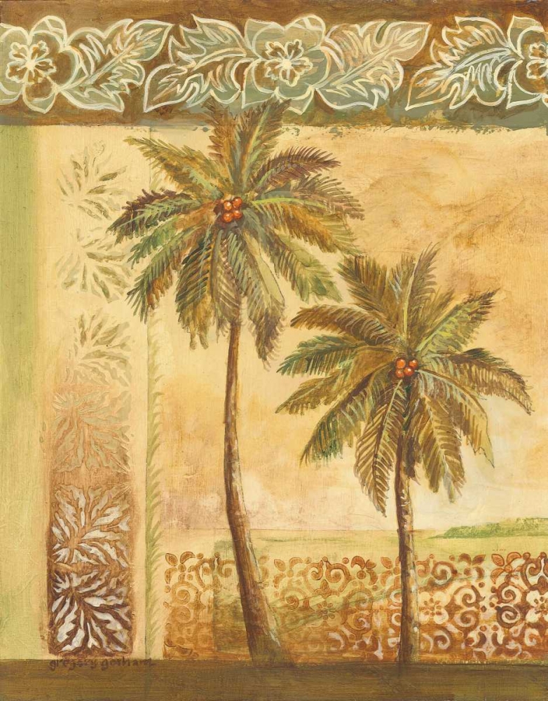 Wall Art Painting id:13937, Name: Palm Trees I, Artist: Gorham, Gregory