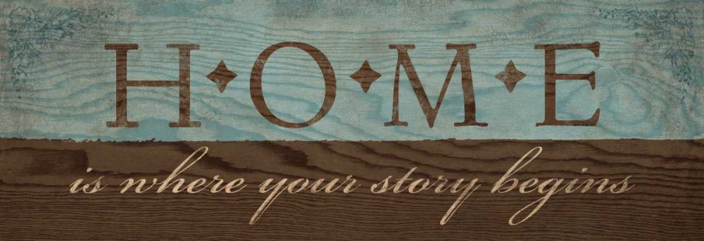 Wall art: Home, by Harbick, N