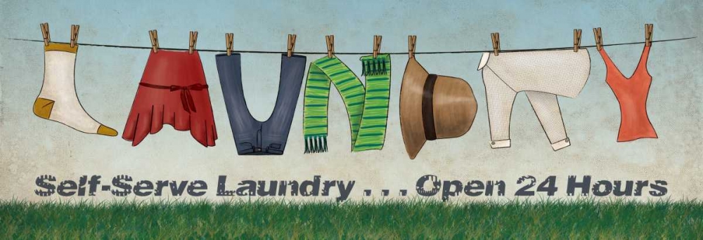 Wall art: Laundry, by Harbick, N