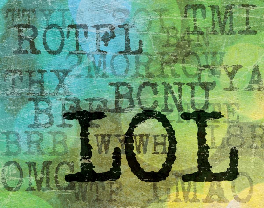 Wall art: Text Logic I, by Harbick, N