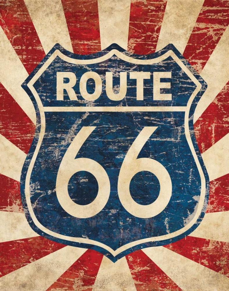 Wall Art Painting id:19707, Name: Route 66 I, Artist: Harbick, N