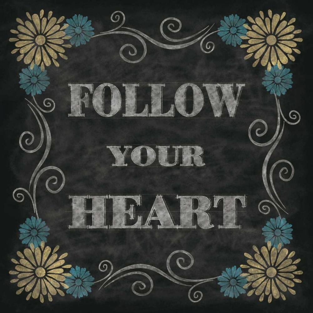 Art Print: Chalkboard Inspirations I