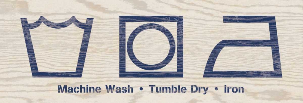 Art Print: Laundry Icons I