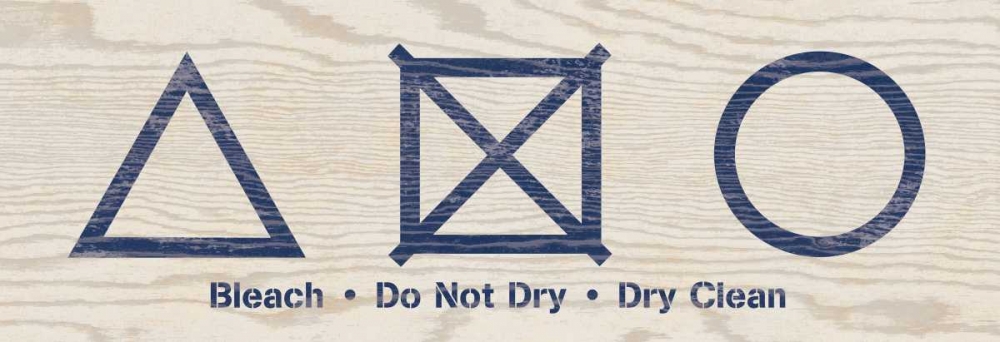 Art Print: Laundry Icons II