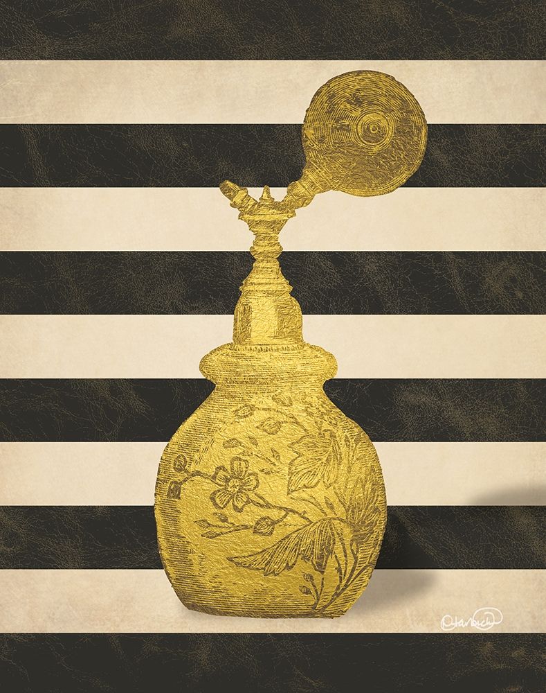 Wall Art Painting id:282468, Name: Vintage Gold Atomizer, Artist: Harbick, N