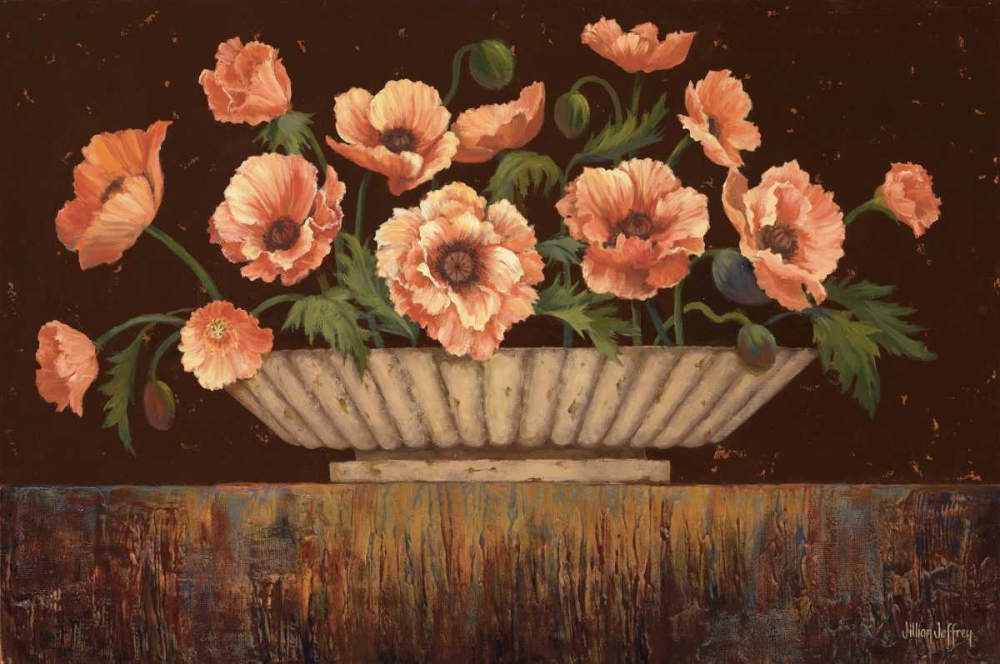 Wall Art Painting id:5417, Name: Elegant Poppies, Artist: Jeffrey, Jillian
