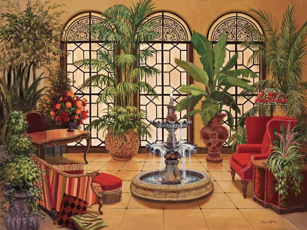 Wall Art Painting id:5423, Name: Conservatory II, Artist: Jeffrey, Jillian