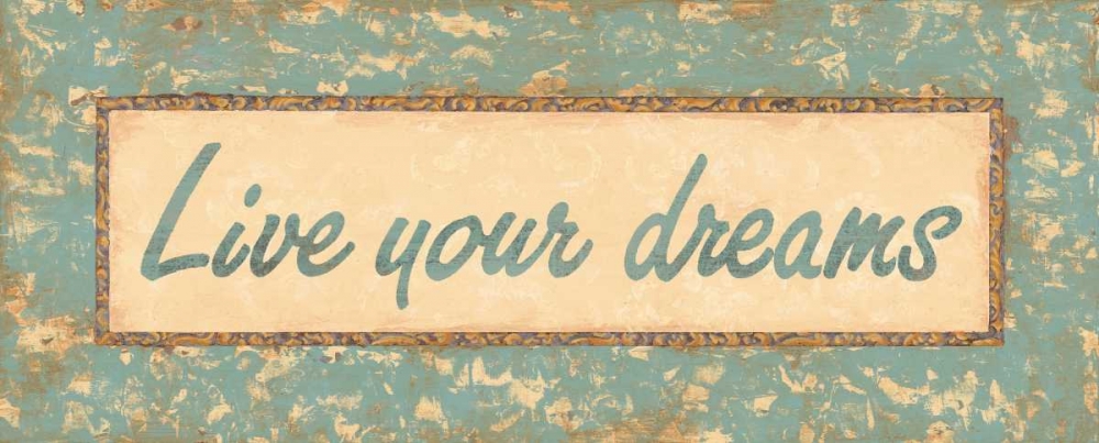 Wall Art Painting id:5537, Name: Distressed Aqua I, Artist: Jeffrey, Jillian