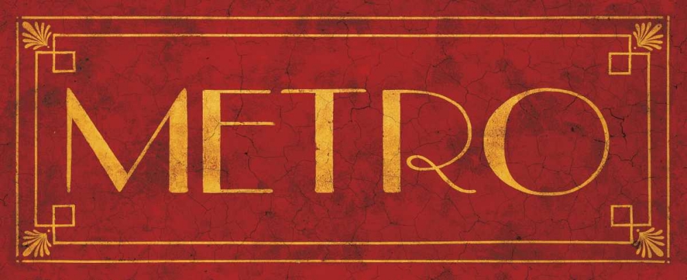 Wall art: Metro, by Jones, Catherine