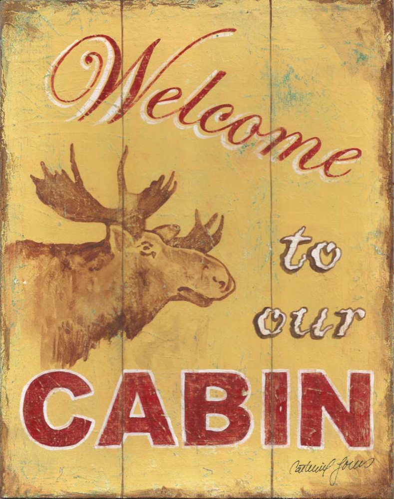 Art Print: Cabin Welcome